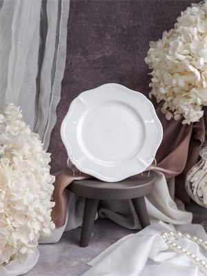Тарелка мелкая d 16 см h 1,8 см, фарфор, Grazia