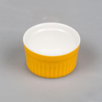 Соусник 80 мл 6,5 см Рамекин круглый оранжевый фарфор P.L. Proff Cuisine [10]