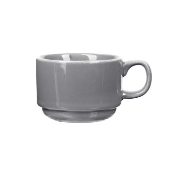 ЧАШКА чайная 175мл 77х58мм серая "Corone Colore"
