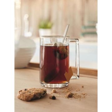 Кружка 320 мл прозрачная "Фитнес" стекло Tempered Glass d 7,4 см h10,2 см Arcoroc [12]