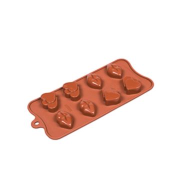 Форма кондитерская для конфет 8 ячеек 40*23 мм силикон P.L.