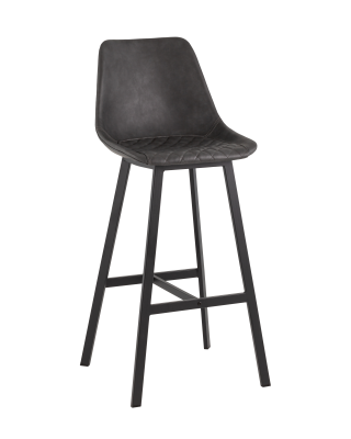 Стул барный TEXAS экокожа серый