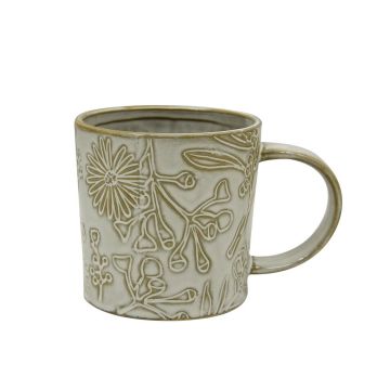 Кружка 350 мл d 9 см h9 см Gray Rock Flowers Frutti di Mare P.L. [6]