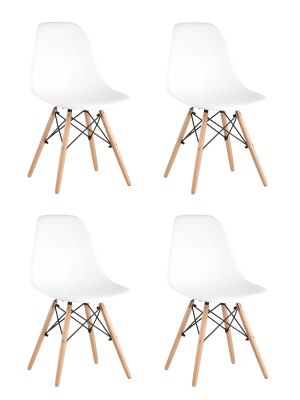 Стул Eames Style DSW белый x4