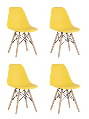 Стул Eames Style DSW желтый x4