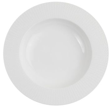 Тарелка глубокая Victoria 27 см, костяной фарфор