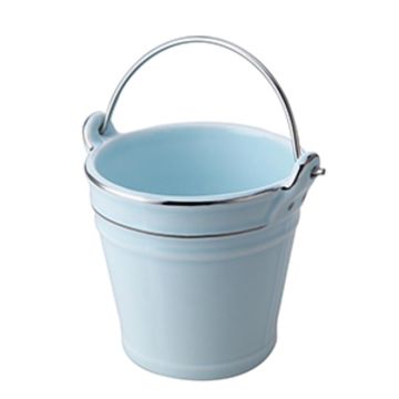 Емкость Ведро для подачи и сервировки 450 мл d 10,7 см h10 см голубое фарфор P.L. Proff Cuisine