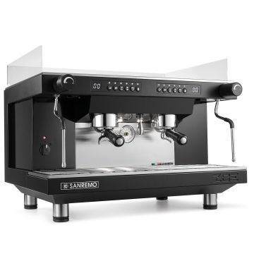 КОФЕМАШИНА - автомат SANREMO ZOE COMPACT SED 2 группы черная (бойлер 7 л)