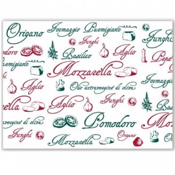 Подкладка сервировочная (плейсмет) "Пицца", 31*43 см, 500 шт/уп, бумага, Garcia de Pou