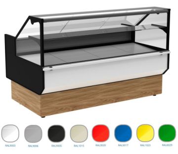 Витрина холодильная GC95 SL 1,5-1 KombiLux / INOX (ВХСн-1,5 Carboma GC95)