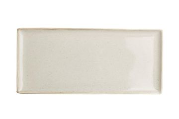 Блюдо прямоугольное 35х16 см фарфор цвет бежевый Seasons
