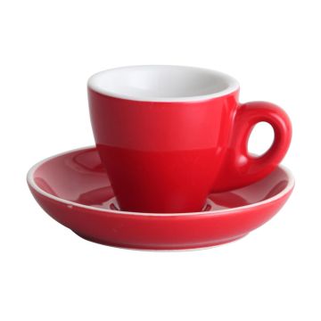 Кофейная пара 80 мл красная d 6,7 см h5,7 см Barista (Бариста) P.L. Proff Cuisine [6]