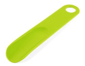 Обувная  ложка лайм пластик