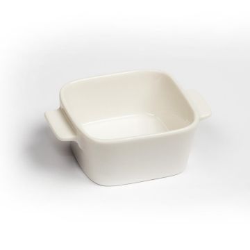 Соусник 60 мл 7*7 см h3,3 см Mini Mix с ручками белый фарфор P.L. Proff Cuisine [6]