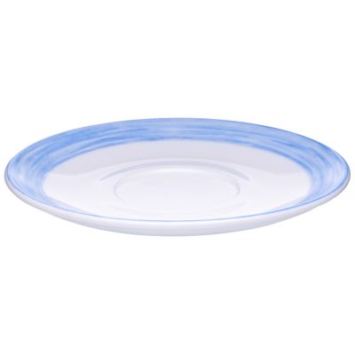 Блюдце d=140 мм. голубой край Браш (чашка 37305) /1/48/