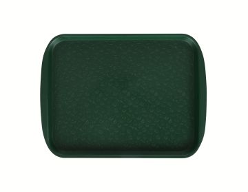 Поднос столовый 330х260 мм темно-зеленый