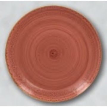 Тарелка RAK Porcelain Twirl Coral плоская 27 см