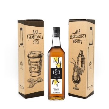 Сироп Ваниль 1л в фирменной коробке 1883 Maison Routin