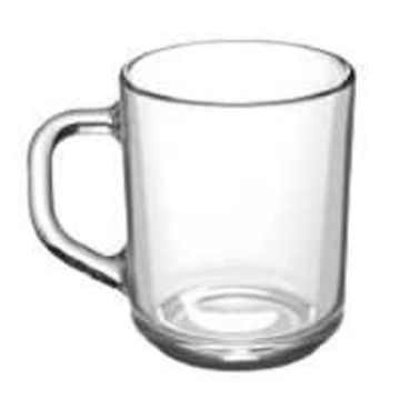 Кружка 250 мл прозрачная "Маг" стекло Tempered Glass d 7 см h9 см Arcoroc [12]