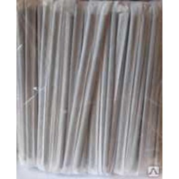 Трубочки 0,8*24 см прямые в инд. упаковке 250 шт черные пластик P.L.