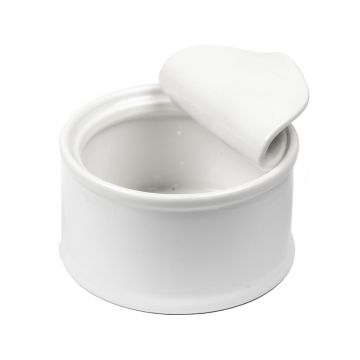 Соусник 220 мл d 9 см h5,2 см "Консервная банка" круглый белый фарфор P.L. Proff Cuisine [6]