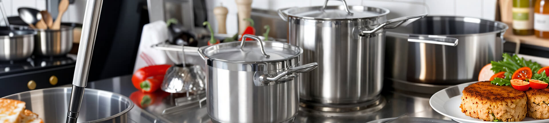 Акция 40% на профессиональные кастрюли из нержавеющей стали от шведского производителя!