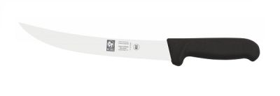 Нож обвалочный 200/335 мм. изогнутый, черный Poly Icel /1/