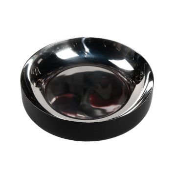 Блюдо круглое d 32 см для подачи низ черный /верх глянец нерж. P.L. Proff Cuisine