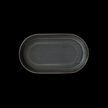 Блюдо овальное 9,5" 240х135 мм, серый «Corone Urbano»