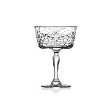 Бокал блюдце для шампанского 260 мл хр. стекло Tattoo d 10 см h14 см RCR [6]