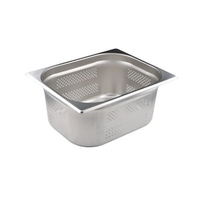 Гастроемкость 1/2 h=150 мм. 325*265 мм. 9,2 л. нерж. перфорир. d=4 мм. MGsteel /1/6/12/