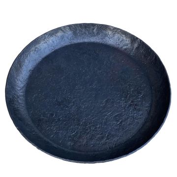 Сковорода для подачи 22 см h2,5 см круглая без ручки "Vintage Blued" углерод. сталь ИНДУКЦИЯ P.L.