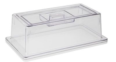 Крышка GN1/3 32,5*17,6 см. h=10,5 см. поликарбонат, прозрачная APS /1/