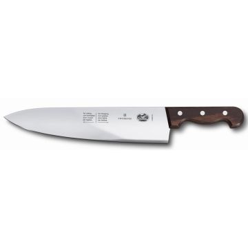 Нож поварской 33 см кованый для рубки мяса ручка розовое дерево Victorinox Rosewood