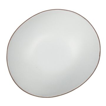 Салатник 800 мл 24*20,7 cм h8 cм White Matt New Brown Taiga P.L. [3]