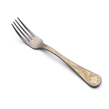 Вилка столовая 20,2 см матовая с золотом Lord Vintage Style P.L. Proff Cuisine [12]