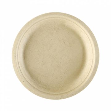 Тарелка Bionic 26*2 см, натуральный цвет, 50 шт, сахарный тростник, Garcia de Pou