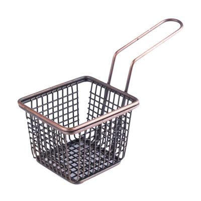 Корзинка для подачи 10*9 см Antique Copper прямоуг. нерж. P.L. Proff Cuisine