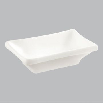 Соусник 20 мл 7,2*4,8 см h1,8 см белый фарфор P.L. Proff Cuisine [6]
