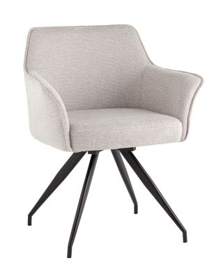 Стул обеденный Feston вращающийся серый