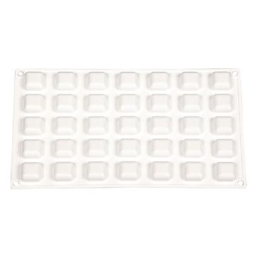 Форма кондитерская "Микро квадратный камень" 35 ячеек 25*25*12 мм силикон P.L.