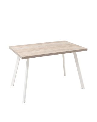 Стол Plain 116-158*74 дуб Ан/белый