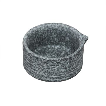 Соусник 70 мл d 6,9 см h4 см круглый с носиком Stone Untouched Taiga P.L. [1]