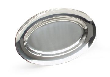 Блюдо овальное 35х22.5 см, нержавеющая сталь