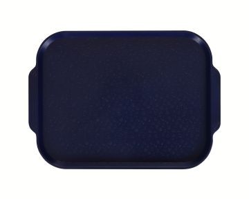 Поднос столовый 450х355 мм с ручками темно-синий