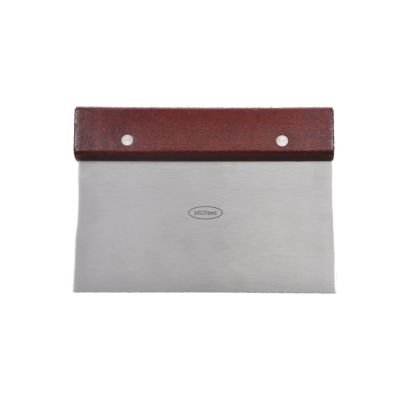 Скребок (разделитель для теста) h=11см. раб.часть 15*8 см. нерж, дерев. ручка MGsteel /1/12/120/