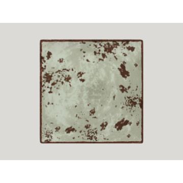 Тарелка RAK Porcelain Peppery квадратная 27*27 см, h 2,6 см, серый цвет