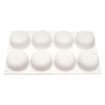 Форма кондитерская "Круг" 8 ячеек 68*68*26 мм силикон P.L.