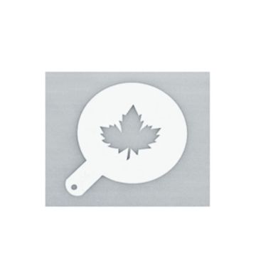 Трафарет декоратор d11 см "Кленовый лист" пластик P.L. Proff Cuisine