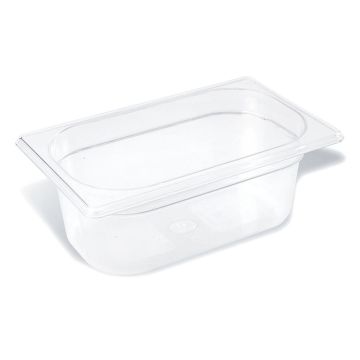 Гастроемкость 1/4 h65 мм поликарбонат 265*162*65 мм прозрачная 1,8 л P.L.